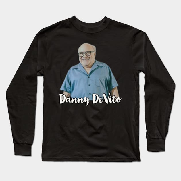 Retro DeVito Long Sleeve T-Shirt by Defective Cable 